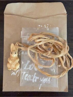 Magnolia Pearl Bone Rabbit Pendant Necklace -SOLD OUT Limited Edition